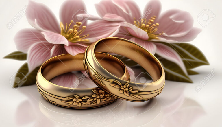 Cuántos días de licencia por matrimonio marca la LFT 34 boda con anillos y flores de fondo