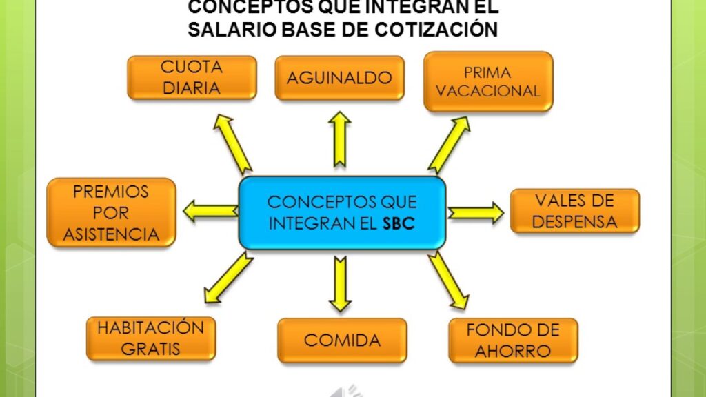 Cuáles son los conceptos que integran el salario base de cotización 7 Cuáles son los conceptos que integran el salario base de cotización