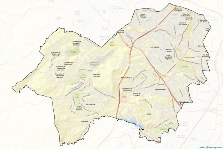 Qué mapas de Atizapán de Zaragoza puedo consultar en lÃnea 7 mapa antiguo de atizapan de zaragoza