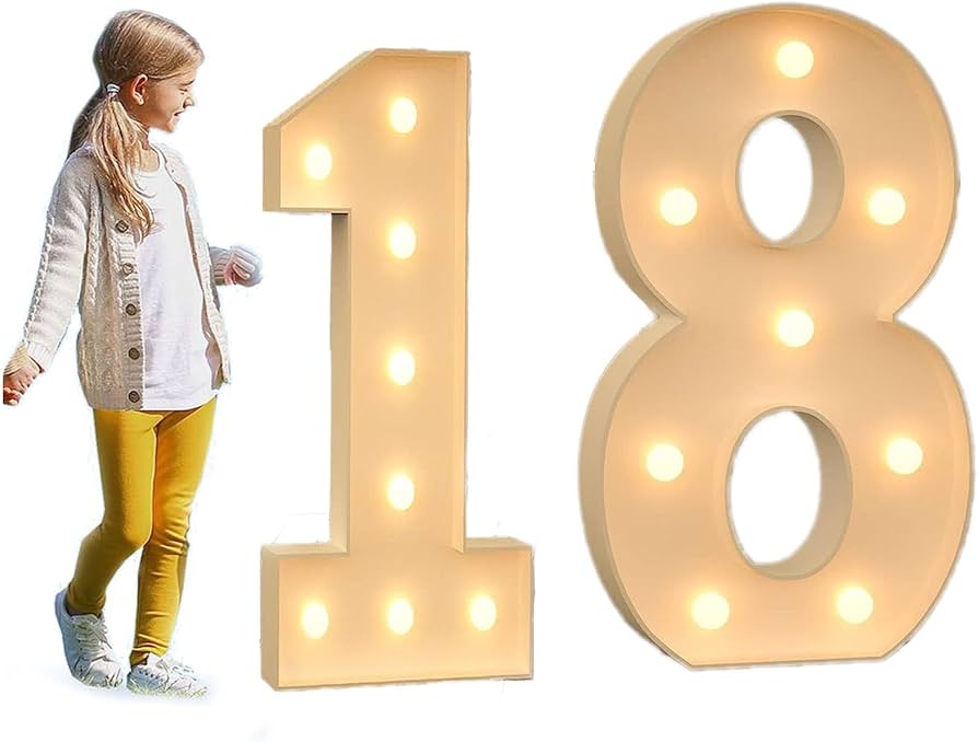Cómo hacer números gigantes con luz para decorar eventos 3 Cómo hacer números gigantes con luz para decorar eventos