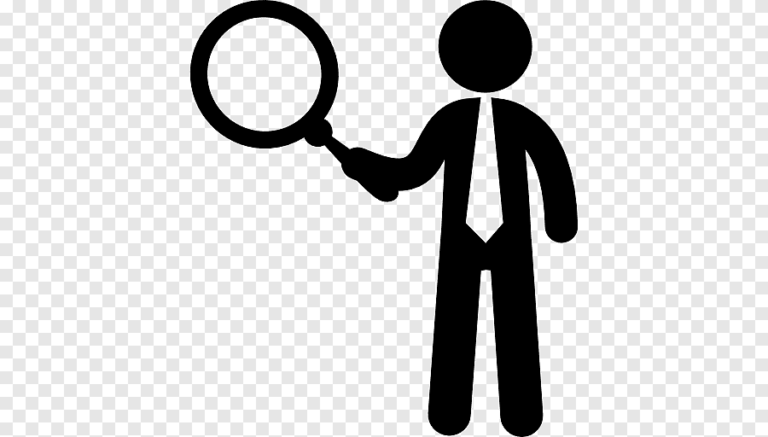 Cómo puedo investigar a una persona solo con su nombre 30 silueta de una persona con lupas